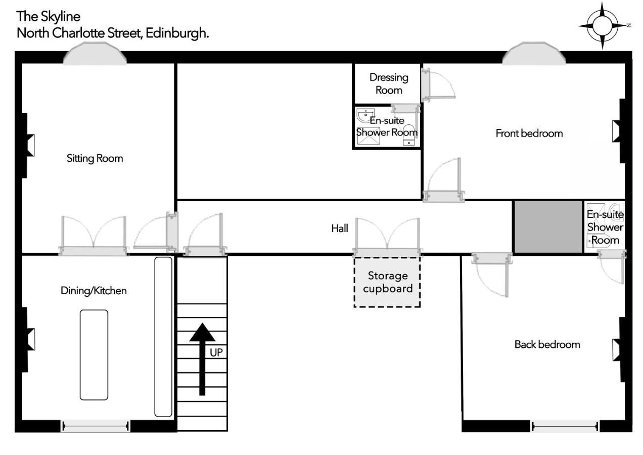 The Skyline - The Edinburgh Address Apartment Bagian luar foto